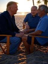trump netanyahu epstein island