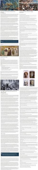 christian atrocities against pagans