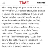 fortifying the election