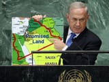 netenyahu_pointing_at_gods_promised_land_he_said_this_land_is_our_land