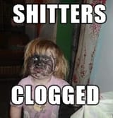 clogged
