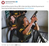 FBI worried white supremacists teaming up with islamic extremists