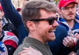 nick laughing at the shills