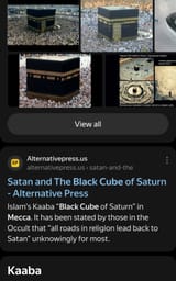 Mecca black cube AI