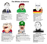The whites of America
