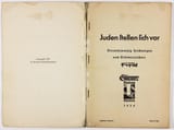 JULIUS STREICHER&#039;S ANTI-SEMITIC COLORING BOOK--