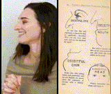 deceitfull facial characteristics and abby shapiros huge beak