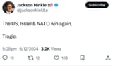 hinkle admitting defeat