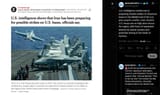 U.S. intelligence reveals Iran is preparing missile strikes on American bases in the Middle East if the U.S. joins Israel’s conflict. Over 40,000 U.S. troops 17-06-2025