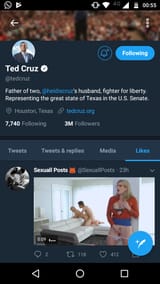 Cruz porn twitter