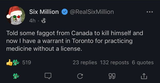canadian, go kill yourself