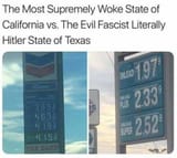 gas prices California vs Texas