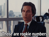 rookie numbers