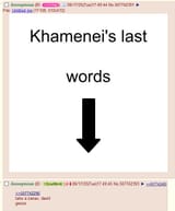 Khameneis last words