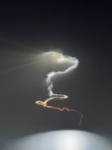 iran missile trajectory spiral