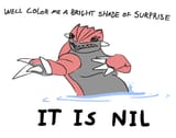 it is nil