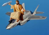 jesus riding f-35