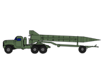 2T3M1 Transport for the Soviet Scud-A Launchers