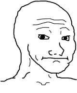 Welp Wojak Pursed Lips