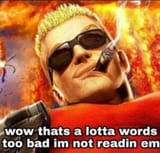 duke nukem reading words