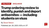 trump, protectors of the jews, deporting antisemites