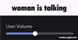 woman talking