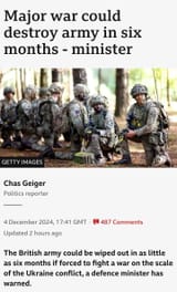 uk army wiped out