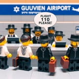 Lego Flight 110 From Ben Gurion