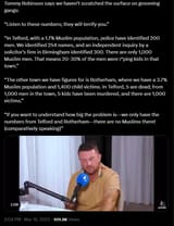 UK rape gangs numbers