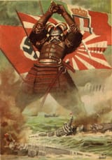 Axis powers propaganda poster