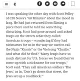 Iraqis calling Yanks with their real name; jews