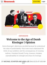 Dumb Kissinger 