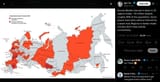 Russia, Mobile internet is down in 35 regions today - 50 million people, roughly 36% of the population. places have been without internet for a week now 19-06-2025