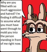 why filled with so much aggression