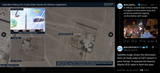In Tehran, crowds take to the streets in support of the Iranian army and its forces 18-06-2025 Satellite image shows the destroyed Alam al-Huda radar HD
