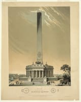 Washington monument orginal design