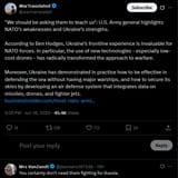 We should be asking them to teach us&#039;, U.S. Army general highlights NATO’s weaknesses and Ukraine’s strengths. 19-06-2025 According to Ben Hodges