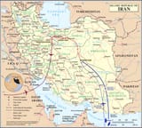 Operation_Eagle_Claw_Routes
