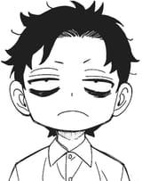Damian after a play date with Anya