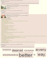 The classical world deserved to be destroyed