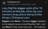 niggers FEAR Work