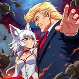 Awoo &amp; Trump anime