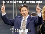 Joel Osteen donation