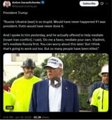 President Trump 18-06-2025, &#039;Russia-Ukraine [war] is so stupid. Would have never happened if I was president. Putin would have never done it&#039; HD