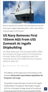 Zumwalt hypersonic 