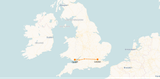 london-cardiff-map
