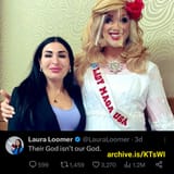 Laura Loomer Our God MAGA Tranny