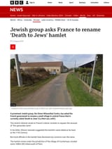 france - village called Death to the jews