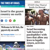 Israel gayest place on earth, literally