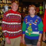 christmas me on the left